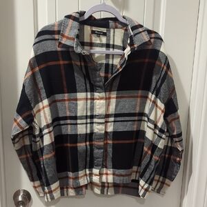 Madewell Cropped Flannel Shirt